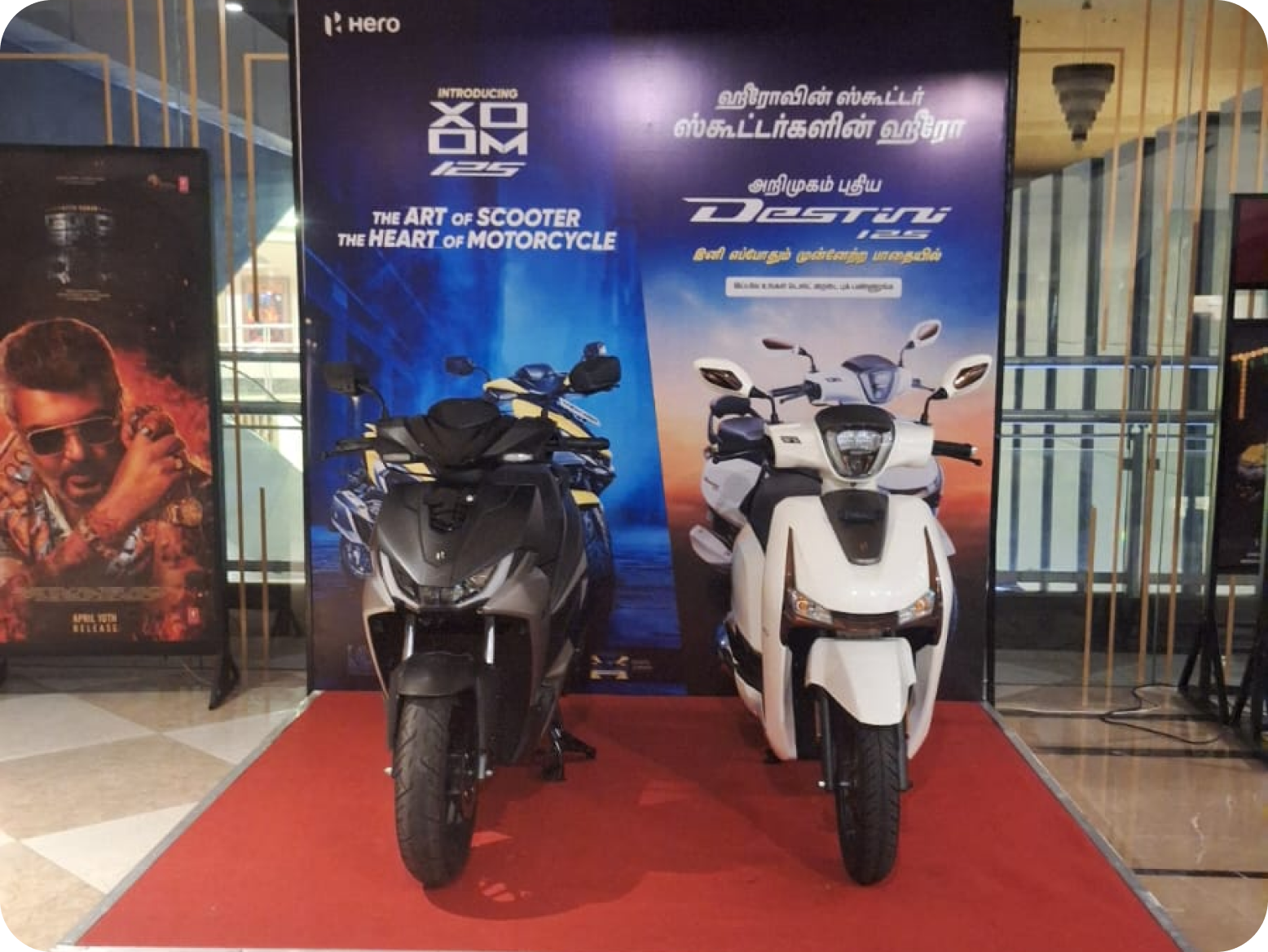 hero motors, Royal Enfield, Vasanth & Co - Lobby Branding